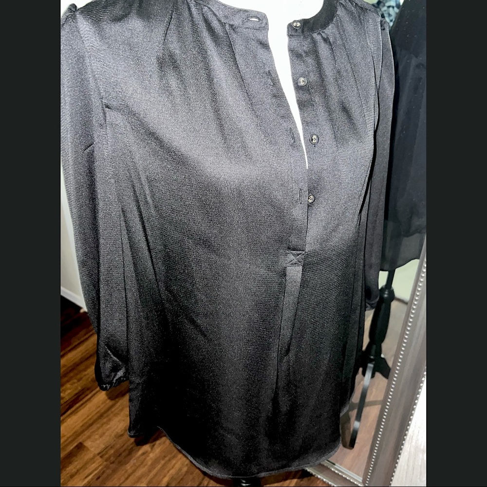 Limited sheer black blouse